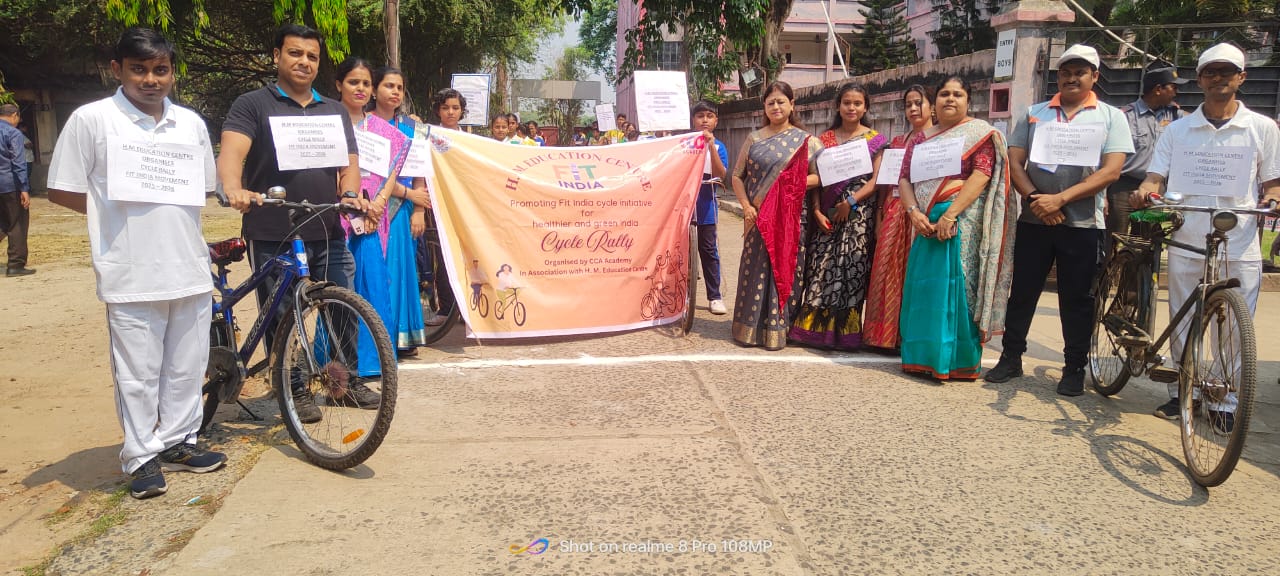 FIT India Cycle Initiative Organized by CCA Academy in Presence of FIT India Ambassador Shree Gaurav Goswami